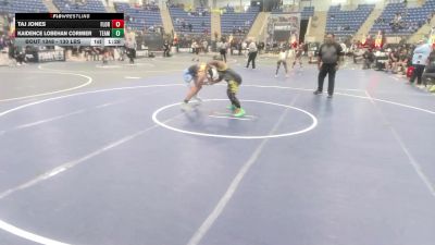 130 lbs Semifinal - Taj Jones, Florida Scorpions vs Kaidence Lobehan Cormier, Team Aggression