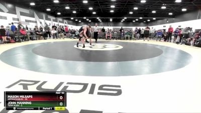 129 lbs Quarterfinals (8 Team) - John Manning, Team Alien vs Mason Milsaps, Untouchables