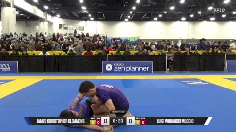 Luigi Winiarski Muccio vs James Christopher Clemmons 2025 World IBJJF Jiu-Jitsu No-Gi Championship