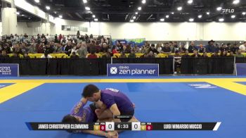 Luigi Winiarski Muccio vs James Christopher Clemmons 2025 World IBJJF Jiu-Jitsu No-Gi Championship