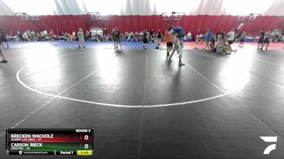 160-161 B Round 3 - Carson Rieck, Creston vs Brecken Wacholz, Albert Lea Area