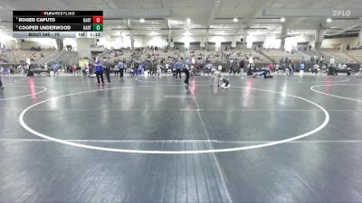75 lbs Semifinal - Cooper Underwood, Elite Wrestling Academy vs Roger Caputo, Rabbit Wrestling Club
