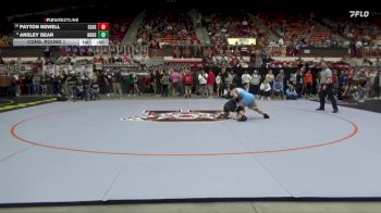 135 lbs Cons. Round 1 - Payton Newell, Clearwater HS vs Ansley Bear, Holton Hs