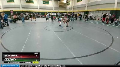 112 lbs Quarterfinal - Cade Gorda, Eastside United vs Brody Haase, Lemmon/McIntosh Cowboys