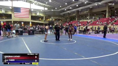 127 lbs Round 3 - KiMorah Cathey, OK vs Alli Taber, OK