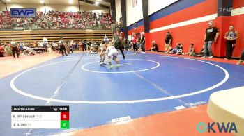 55 lbs Quarterfinal - Kade Whitenack, Tiger Trained Wrestling vs Jack Arias, Owasso Takedown Club