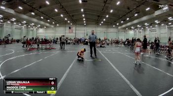 65 lbs Champ. Round 1 - Logan Vallalla, Mat Assassins vs Maddox Chen, Scanlan Wrestling Academy