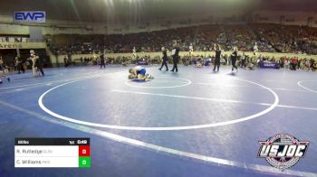 80 lbs Round Of 16 - Rhett Rutledge, Glenpool Warriors vs Canon Williams, Piedmont