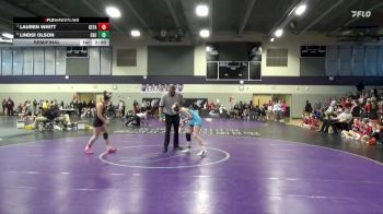 115 lbs Semifinal - Lauren Whitt, Cedar Falls vs Lindsi Olson, Cedar Rapids Jefferson