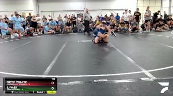 106 lbs Round 1 (6 Team) - Bryce Swartz, Mayfield Mat Academy vs EJ Vass, #BradyStrong