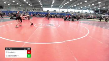 132 lbs 3rd Place - Chloe Sanders, IA vs Gianna DiBenedetto, CA