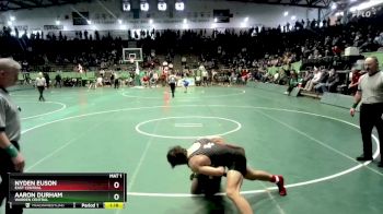 150 lbs Quarterfinal - Nyden Euson, East Central vs Aaron Durham, Warren Central