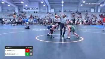 110 lbs Prelims - Gabriel Dolan., Ohio Titan Grey vs Brock Rothermel, Revival Orange