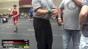 170 lbs Round 1 (6 Team) - Kyler Crooks, CP Wrestling vs Austin Smith, Untouchables Black