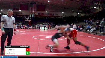 152 lbs 5th Place Match - Josiah Green, Columbus North vs Jeamel Carter, Connersville