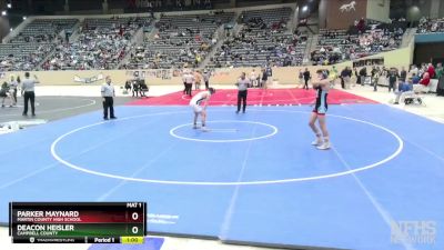 144 lbs 5th Place Match - Deacon Heisler, Campbell County vs Parker Maynard, Martin County High School