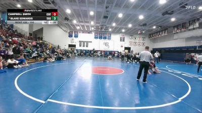 150 lbs Semifinal - Blake Edwards, Thunder Basin High School vs Campbell Smith, Central