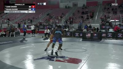 57 kg Quarters - Liam Cronin, NEB RTC/ TMWC vs Elijah Oliver, NYAC/Capital WC