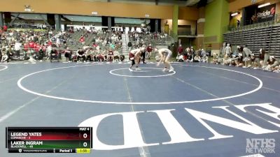 138 lbs Quarterfinals (8 Team) - Legend Yates, COMANCHE vs Laker Ingram, BLACKWELL