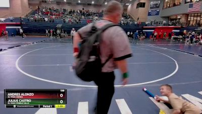 138 lbs Cons. Round 1 - Andres Alonzo, El Paso Hanks vs Julius Castro, El Paso Pebble Hills