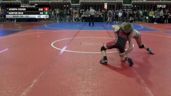 123 lbs Champ. Round 2 - Karter Rice, Coyote Wrestling Club vs Joseph Cronk, Mountain Man Wrestling Academy