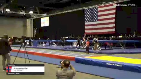 Judge Madden - Tumbling, The Palaestra - 2021 USA Gymnastics Championships