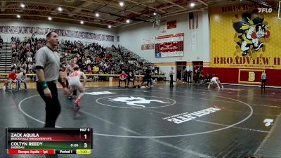 157 lbs 1st Place Match - Zack Aquila, Brecksville-Broadview Hts. vs Coltyn Reedy, Sheridan