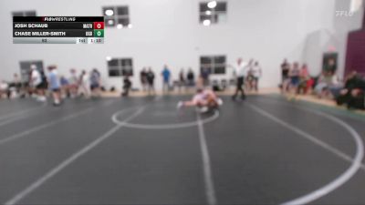 92 lbs Round 1 - CHASE Miller-Smith, Ohio Gold Black vs Josh Schaub, Mat Assassins Red