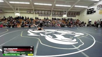 138 lbs 3rd Place Match - Bella Morello, American Leadership Academy - Gilbert North vs Mya Tsinnijinnie, Page High School