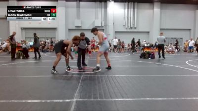 160 lbs Champ. Round 1 - Cruz Ponce, Mallard Creek Wrestling Club vs Jadon Blackmon, Monster House