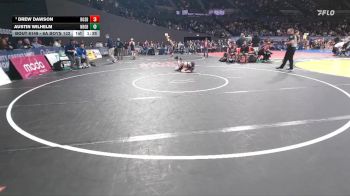 6A Boys 132 lbs Champ. Round 2 - Drew Dawson, Roseburg Boys vs Austin Wilhelm, Newberg Boys
