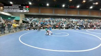 105 lbs Cons. Round 3 - Bailey Shakespeare, Reed vs Nicole Reyes-Alvarez, Hug