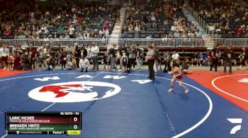 53 lbs Champ. Round 3 - Brekken Hintz, Green River Grapplers Wrestling vs Laric McGee, Touch Of Gold Wrestling Club