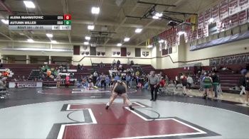 JV-25 lbs 7th Place Match - Alena Mahmutovic, Cedar Falls vs Autumn Miller, Solon