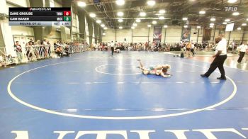 126 lbs Round Of 32 - Zane Crouse, TNWC Silver Fox vs Cam Baker, Micky's Maniacs Blue