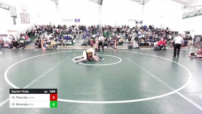 165 lbs Quarterfinal - Nolan Plourde, RHAM vs Sebastian Miranda, Notre Dame-West Haven