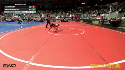 55 lbs Round Of 16 - Liam Miller, Sebolt Wrestling Academy vs Angelo Sanchez, Reign WC