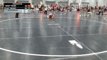 100 lbs Quarterfinal - Kolby **Blake, Mahindra vs Rylan **Massey, Morris Fitness Wrestling