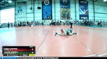 100 lbs Rd# 1 9:00am Friday - Carlo Contino, Cali Red vs Mavrik Harrell, VA Team Predator