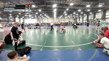 90 lbs Rr Rnd 3 - Elijah Erskine, CTWHALE Narwhal - MS vs Owen Begeal, Team Dark Horse - MS