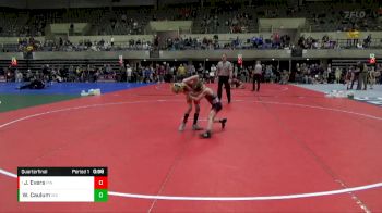 75 lbs Quarterfinal - Jace Evers, Pinnacle vs Walter Caulum, West Salem-Bangor