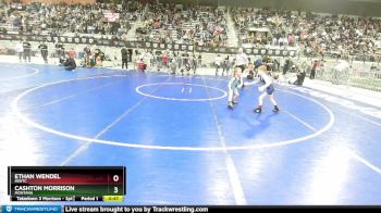 49 lbs Cons. Round 2 - Ethan Wendel, INWTC vs Cashton Morrison, Montana