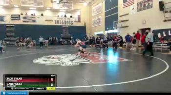 120 lbs Semifinal - Jack Eylar, Ellensburg vs Gabe Weza, Clarkston