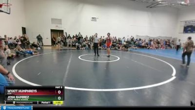 140-148 B Round 2 - Wyatt Humphreys, CCA vs Josh Ramirez, H.E.M. Middle School