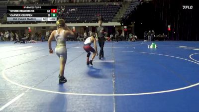 120 lbs 1st Place Match - Stone Helmrichs, Immortal Athletics WC vs Carver Crippen, Dc Elite