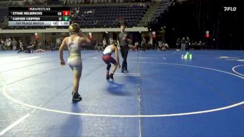 120 lbs 1st Place Match - Stone Helmrichs, Immortal Athletics WC vs Carver Crippen, Dc Elite