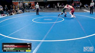 160 lbs Semifinal - Samson Smith, Mt. Edgecumbe High School vs Dalton Henry, Haines High School