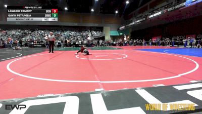 64 lbs Round Of 32 - Lamario Ramsey, OKWA vs Gavin Petraglia, Steel Valley Renegades