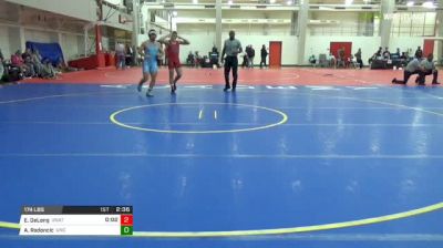 174 lbs Semifinal - Evan DeLong, Unattached Clarion vs Adis Radoncic, Unc