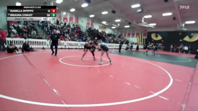 135 lbs Champ. Round 3 - Isabella Dipippo, Trabuco Hills vs Briauna Conley, Tahquitz